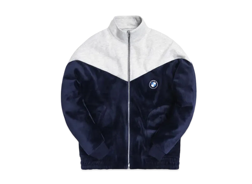 KITH BMW VELOUR TRACK JACKET "Navy"