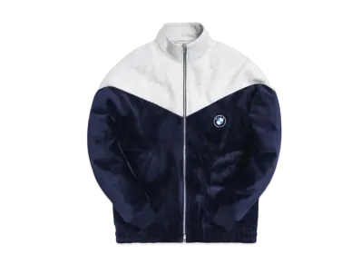 KITH BMW VELOUR TRACK JACKET "Navy"