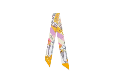 Hermes Cliquetis Twilly "Bouton D'or/Mauve/Rose"