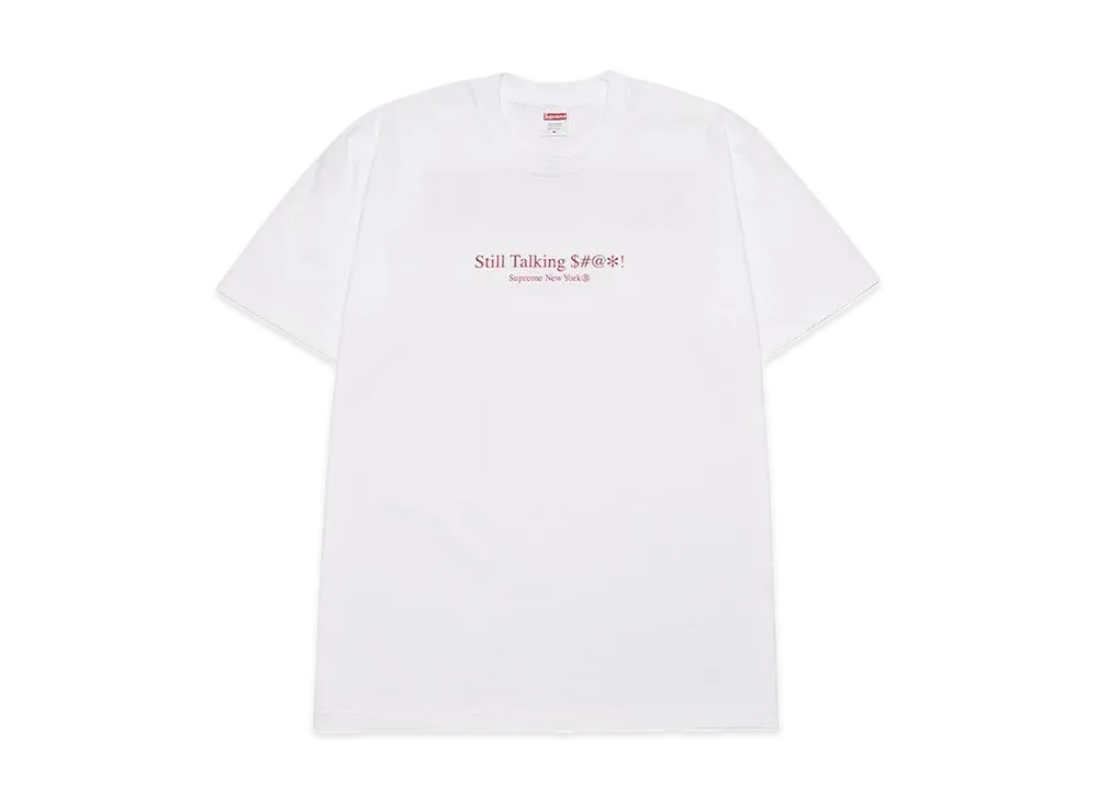 Supreme Still Talking Tee "White"