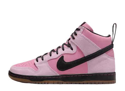 KCDC ブルックリン スケートショップ × ナイキ SB ダンク ハイ "ピンク/ブラック"
