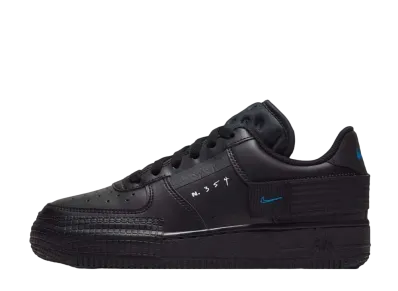 Nike GS Air Force 1 Type "Black Photo Blue"
