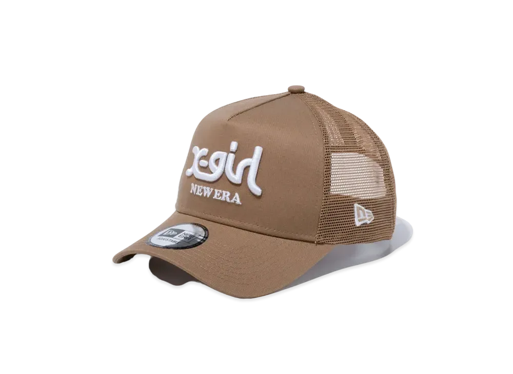 NEW ERA 9FORTY A-Frame Trucker X-girl Dripping "Khaki"