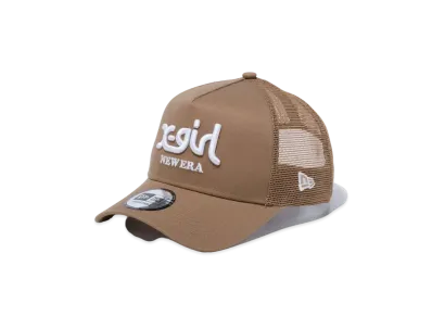 NEW ERA 9FORTY A-Frame Trucker X-girl Dripping "Khaki"