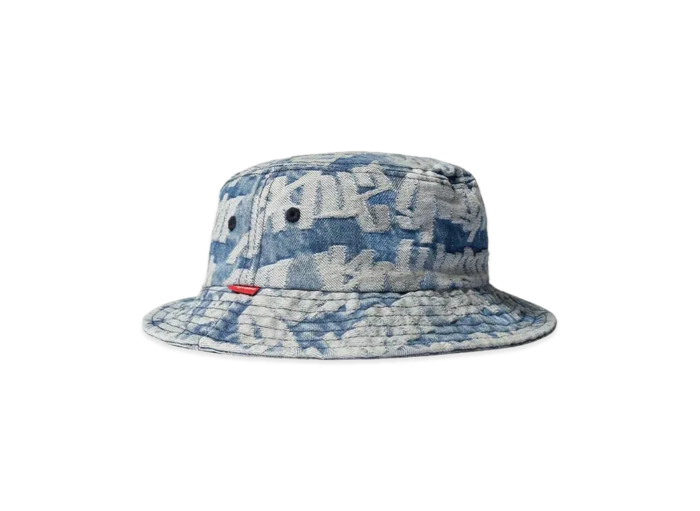 Supreme Fat Tip Jacquard Denim Crusher "Blue"