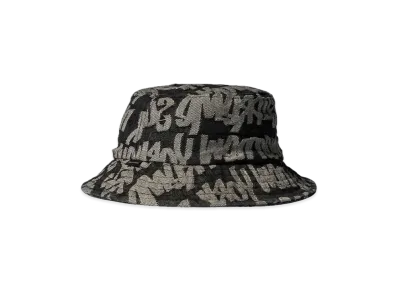 Supreme Fat Tip Jacquard Denim Crusher "Black"