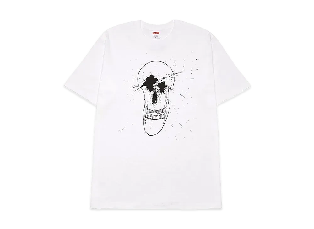 Supreme Ralph Steadman Skull Tee "White"