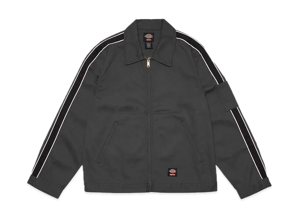 Supreme x Dickies Stripe Eisenhower Jacket "Charcoal"