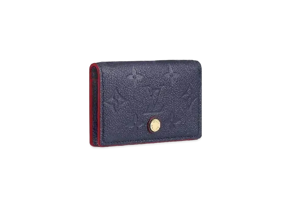 Louis Vuitton Monogram Empreinte Multicartes "Marine Rouge"