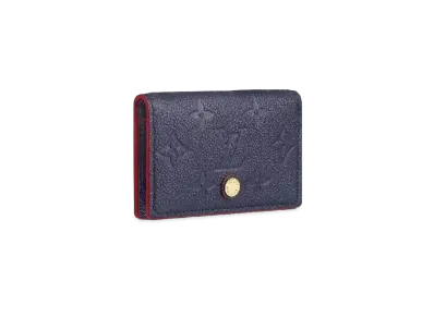 Louis Vuitton Monogram Empreinte Multicartes "Marine Rouge"