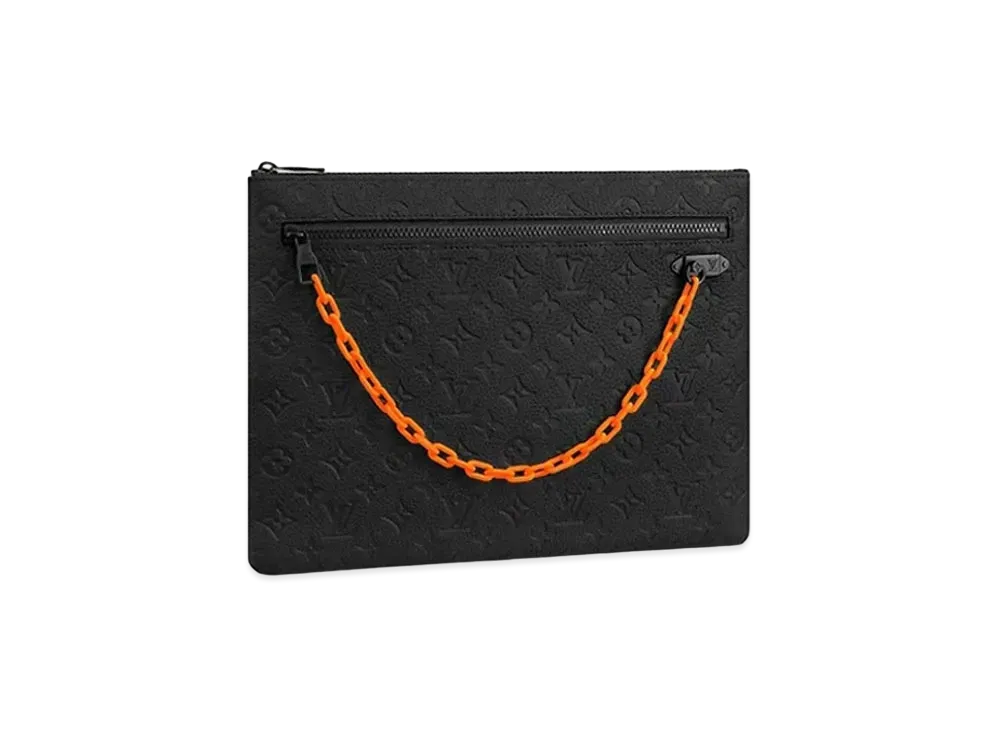Louis Vuitton Pochette A4 Taurillon Monogram "Noir"