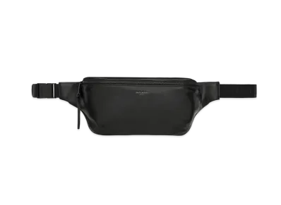 Saint Laurent Classic Belt Bag Lambskin & Cotton Jacqurard "Black"