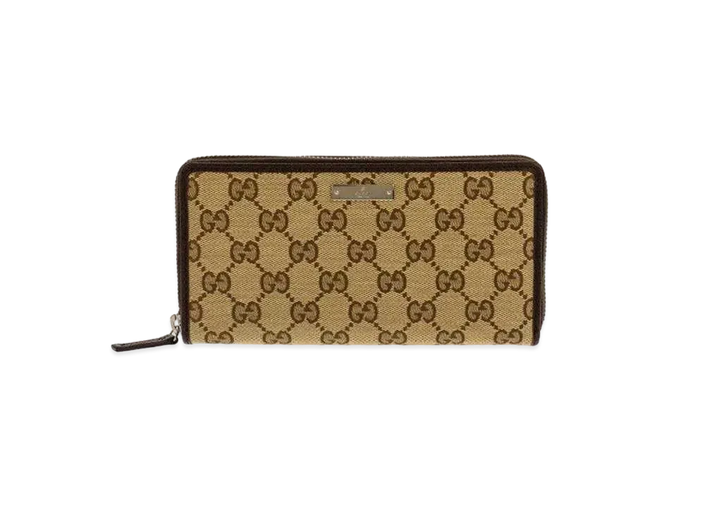 グッチ GGキャンバス ジップアラウンドウォレット "ベージュ" 307980 KY9IR 9643