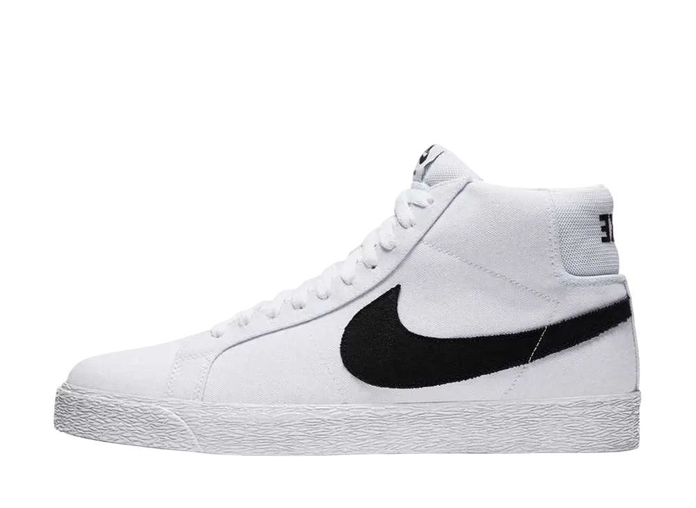 Nike SB Blazer Mid Canvas "White Black"