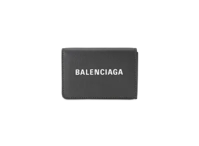 BALENCIAGA Everyday Mini Wallet "Gris Fossile"