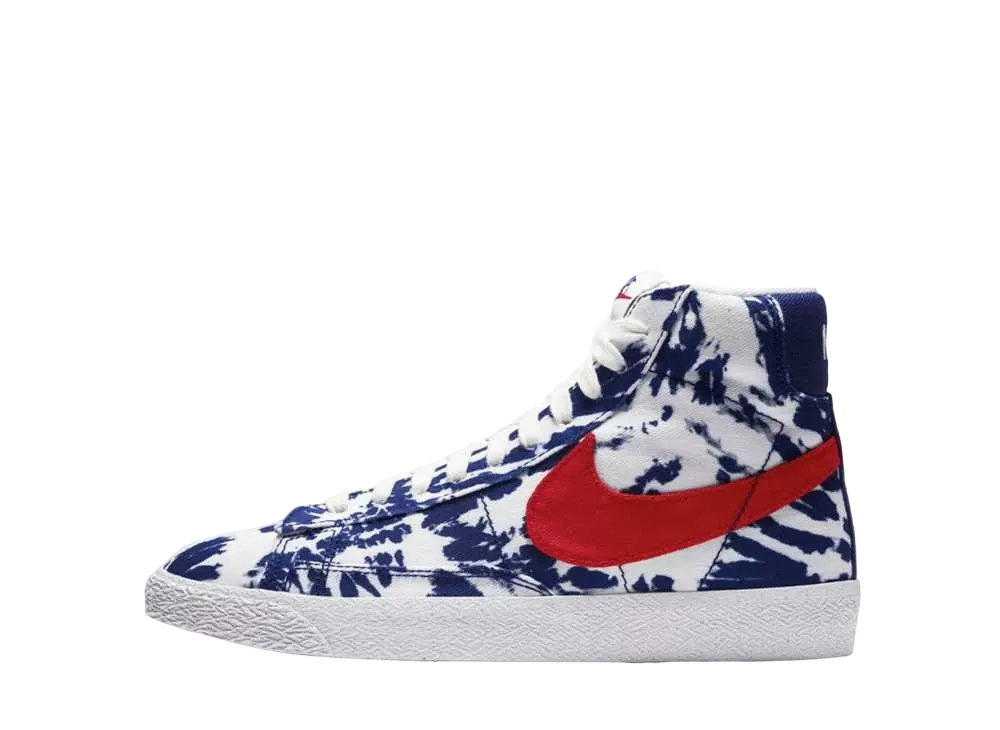 ナイキ GS ブレーザー ミッド SE "ユニバーシティブルー/タイダイ"
