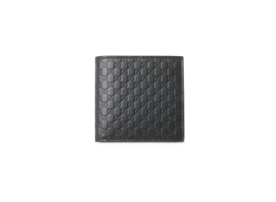 GUCCI Micro Guccissima Wallet "Black"