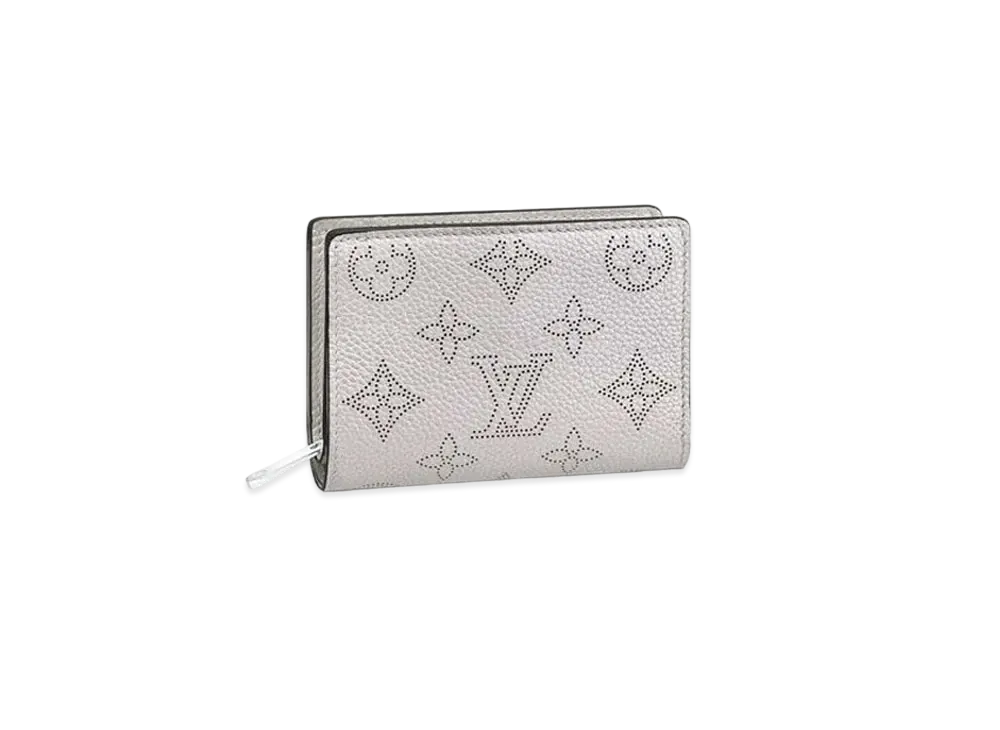 Louis Vuitton Clea Wallet Mahina Leather "Gris Souris"
