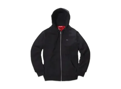 Supreme 15AW SMALL BOX THERMAL ZIP-UP SWEAT HOODIE "Black"