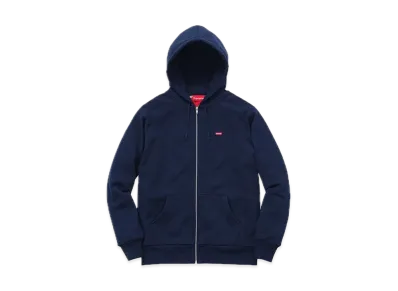 Supreme 15AW SMALL BOX THERMAL ZIP-UP SWEAT HOODIE "Navy"