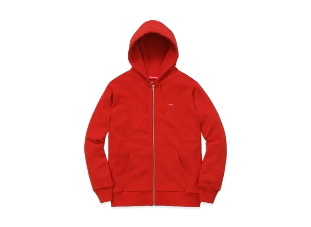 Supreme 15AW SMALL BOX THERMAL ZIP-UP SWEAT HOODIE "Red"