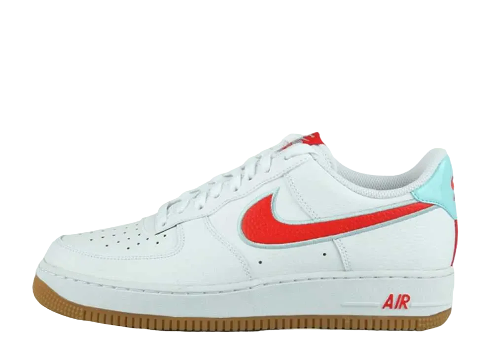 ナイキ エアフォース 1 ロー "ホワイト チリレッド グレイシャー アイス"