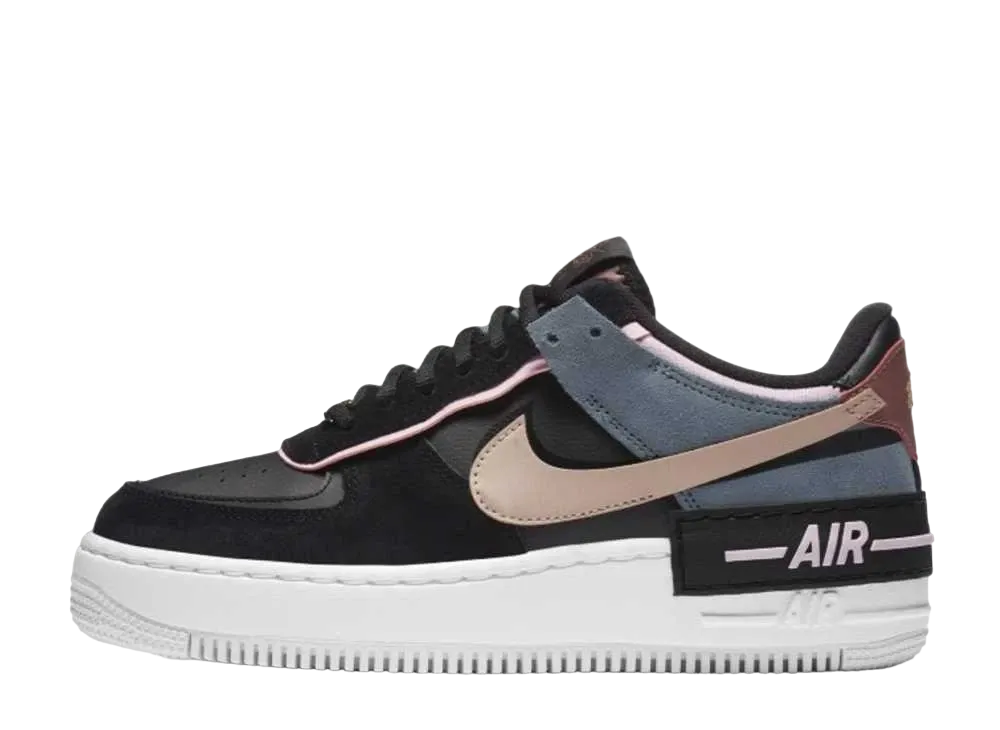 ナイキ ウィメンズ エアフォース 1 ロー シャドウ "ブラック ライト クレイストウン レッド"