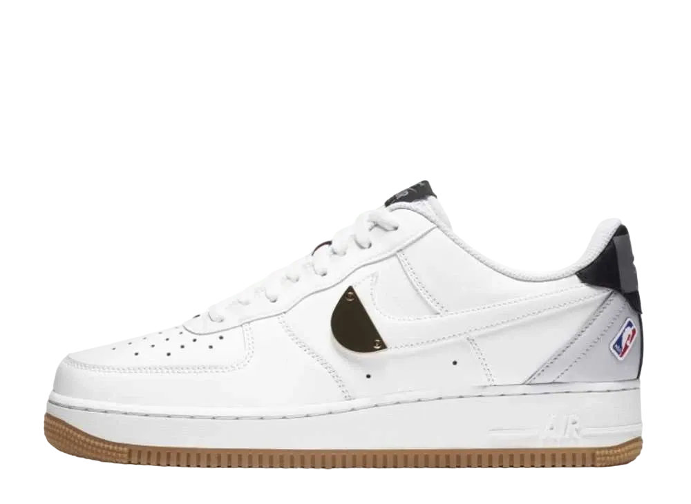 NBA × Nike Air Force 1 Low "White/Grey/Gum"