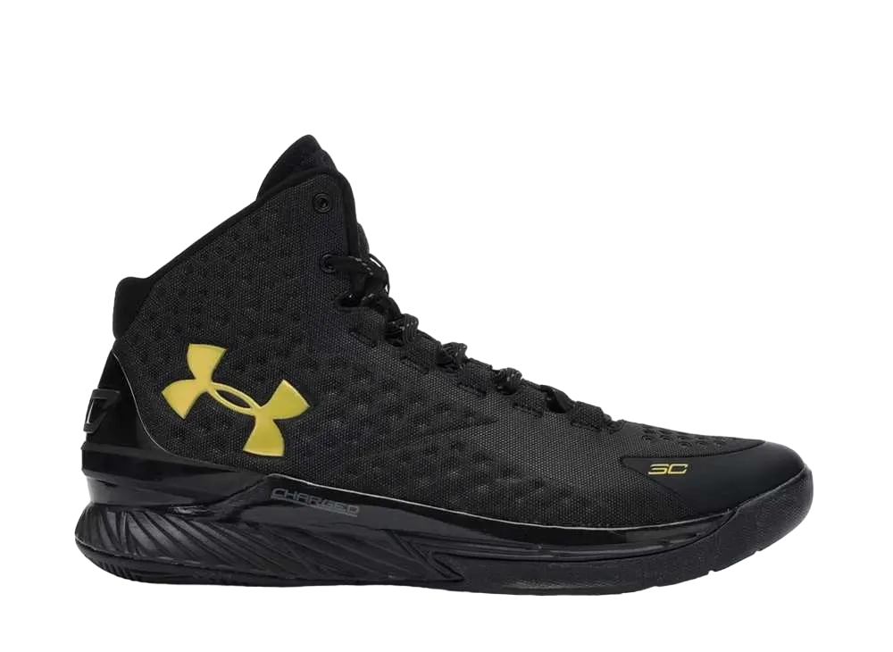 アンダーアーマー カリー1 "ブラック アンド ゴールドバナー"
