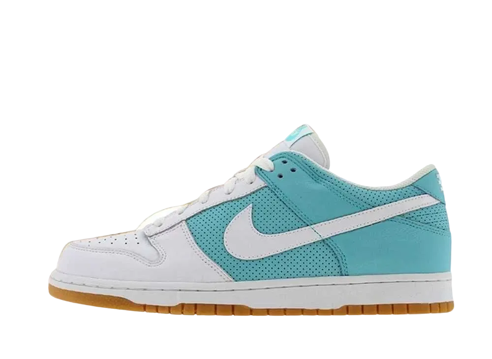 ナイキ ダンク ロー "ホワイト/ホワイト パラダイス アクア"
