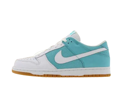 ナイキ ダンク ロー "ホワイト/ホワイト パラダイス アクア"
