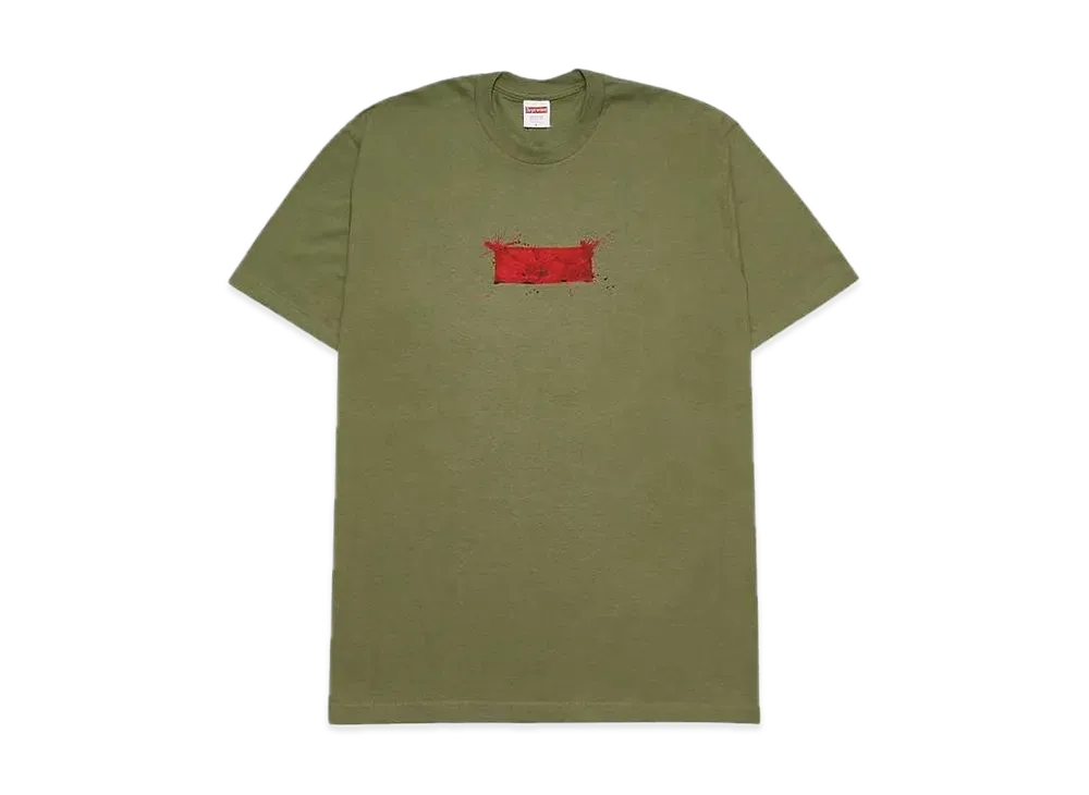 Supreme Ralph Steadman Box Logo Tee "Olive"