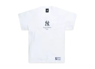 Kith x Major League Baseball New York Yankees Icon Script Box Tee "White"