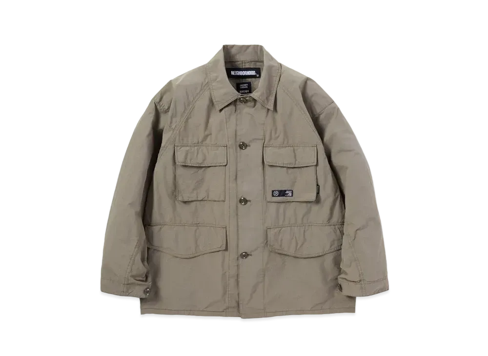 NEIGHBORHOOD COVERALL / CN-JK "Khaki"