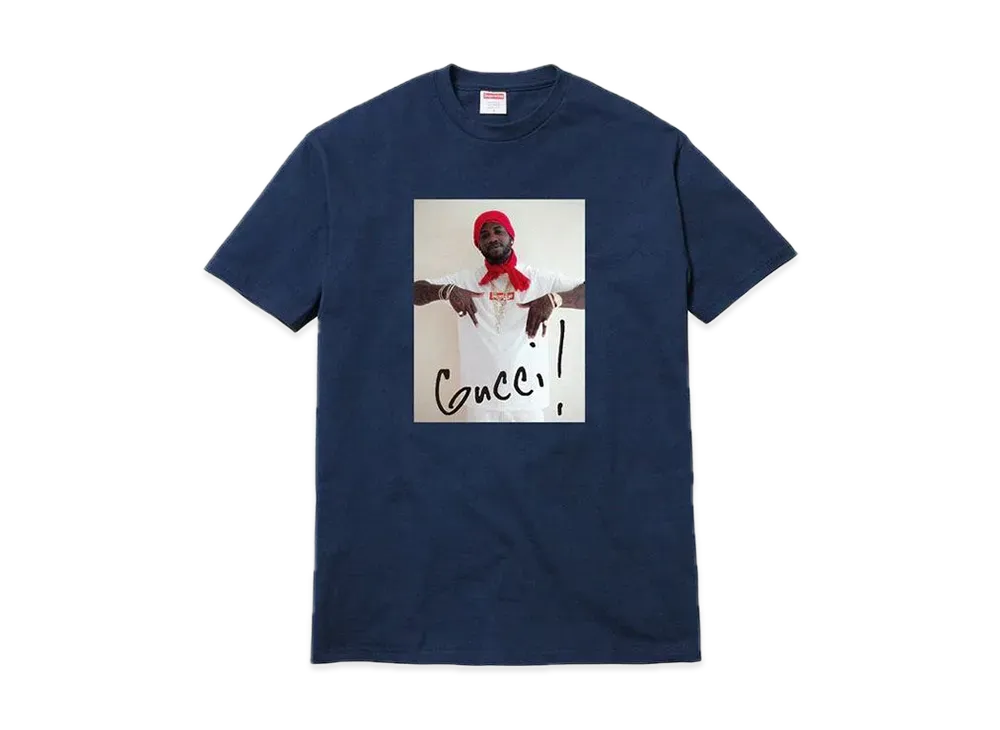 Supreme Gucci Mane Tee "Navy"
