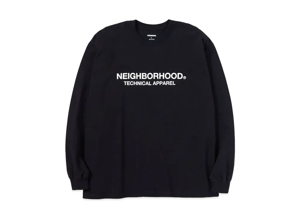 NEIGHBORHOOD NH-4 / C-TEE . LS "Black"
