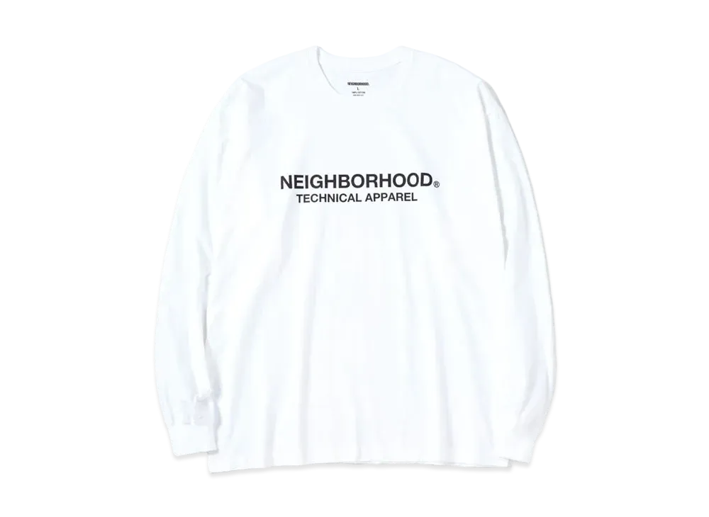 NEIGHBORHOOD NH-4 / C-TEE . LS "White"