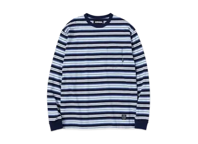 NEIGHBORHOOD BORDER / C-CREW . LS "Navy"