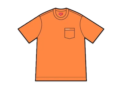 Supreme S/S Pocket Tee "Orange"(22SS)