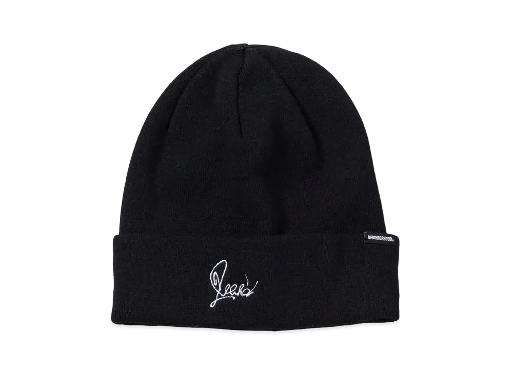 NEIGHBORHOOD BEANIE / EC-CAP "Black"