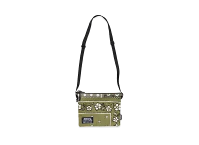NEIGHBORHOOD BANDANA CHOPPED SACOCHE / C-LUGGAGE "Olive Drab"