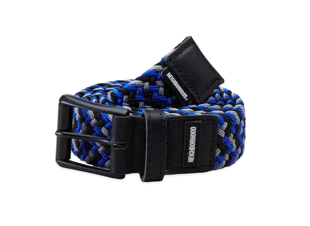 NEIGHBORHOOD BRAID / P-BELT "Black Blue"