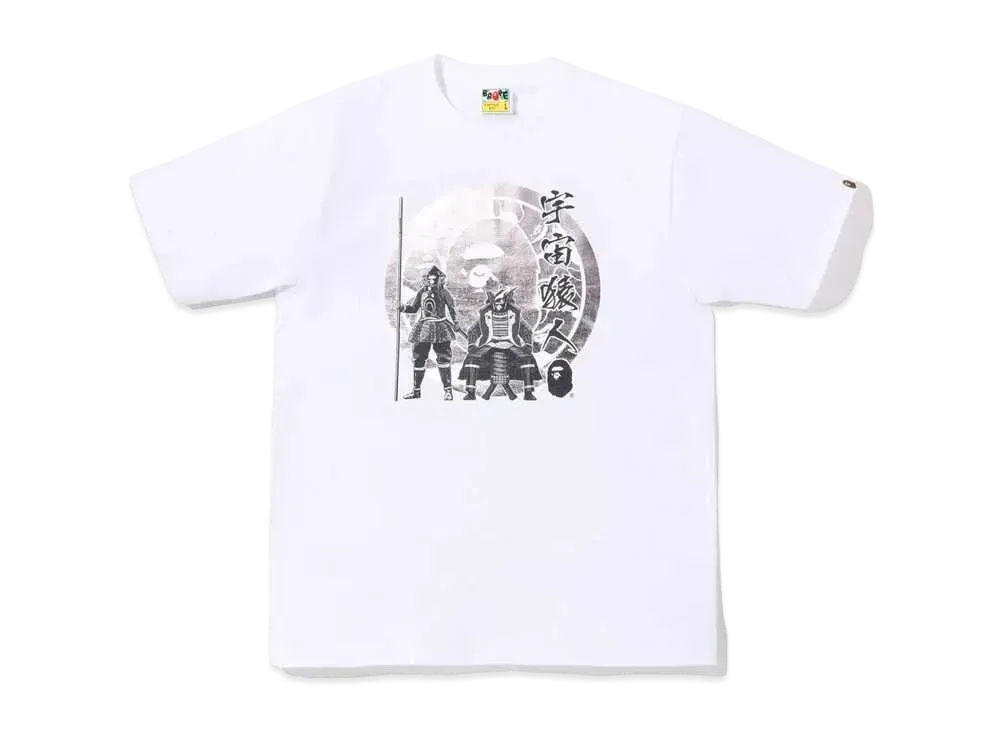 A BATHING APE KABUTO TEE キーチェーン 付き "White"