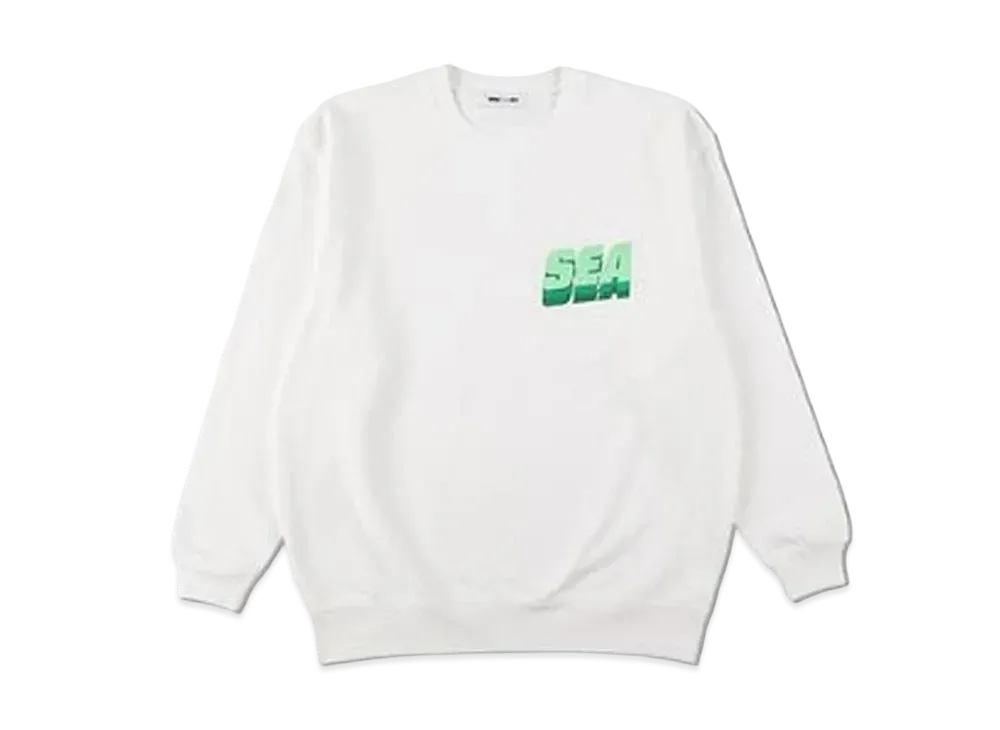 WIND AND SEA (alive) Crew neck "White"