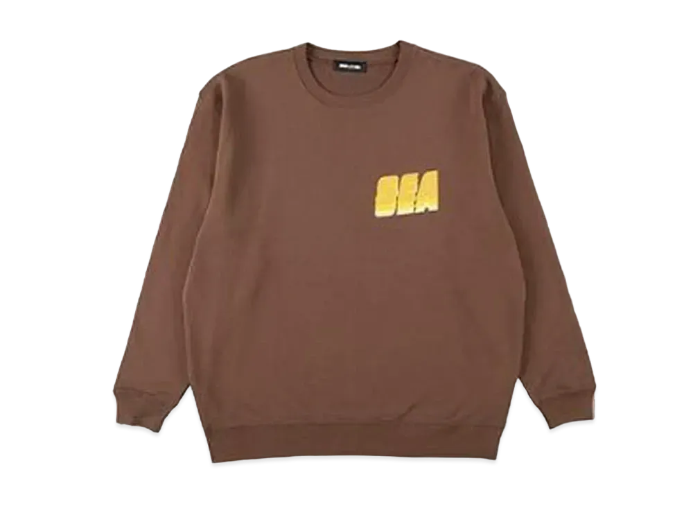 WIND AND SEA (alive) Crew neck "Brown"