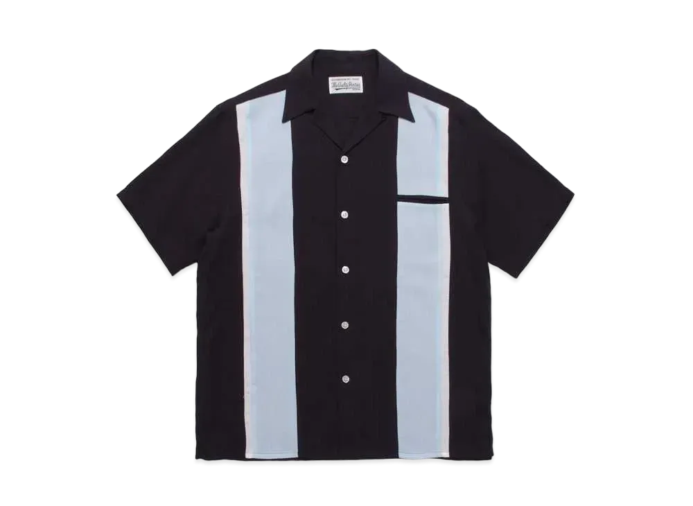 WACKO MARIA THREE TONE 50'S SHIRT "Black"