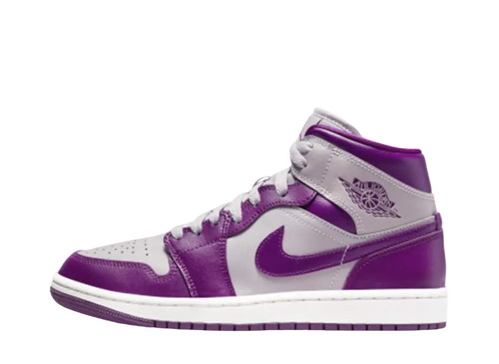 Nike Women's Air Jordan 1 Mid "Purple/Grey"