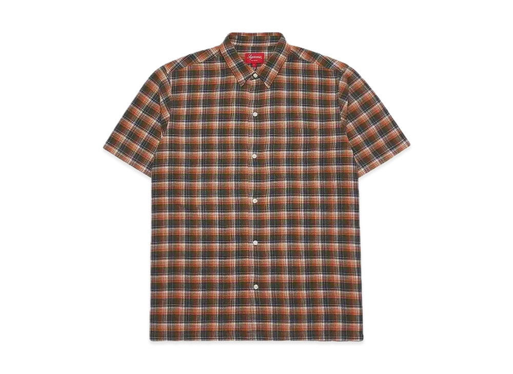 Supreme Plaid S/S Shirt "Orange"