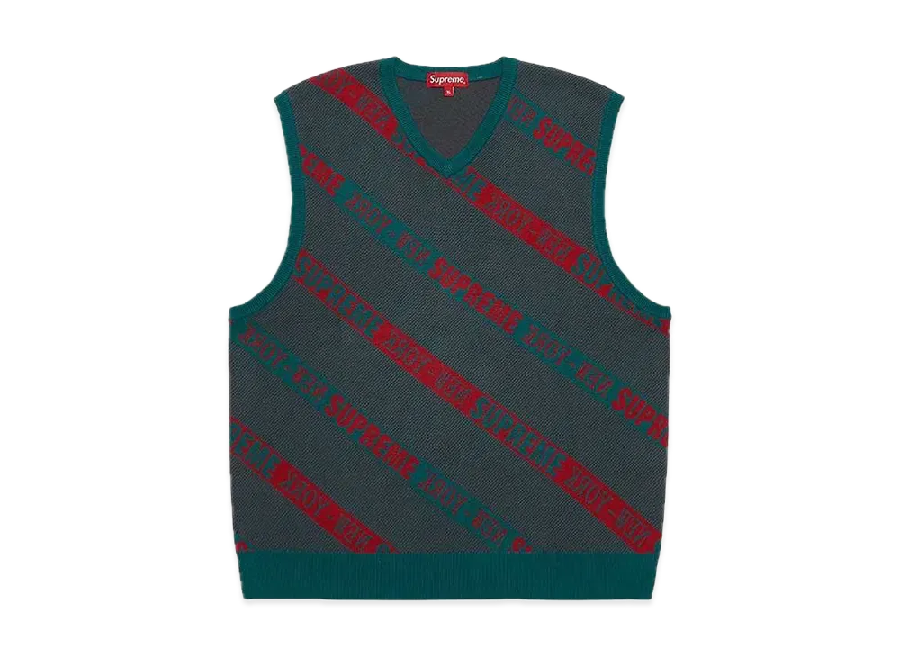 Supreme Stripe Sweater Vest 