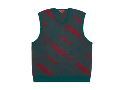 Supreme Stripe Sweater Vest "Teal"